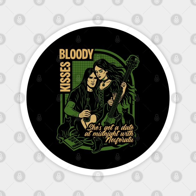 BLOODY KISSES Magnet by artslaves
